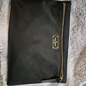 Kate Spade Large Black Nylon Pouch